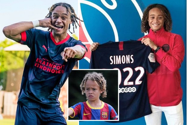 PSV's Xavi Simons is Holland's great hope, who had 2m Instagram followers at 16, and starred at Barcelona as a youth | The Sun
