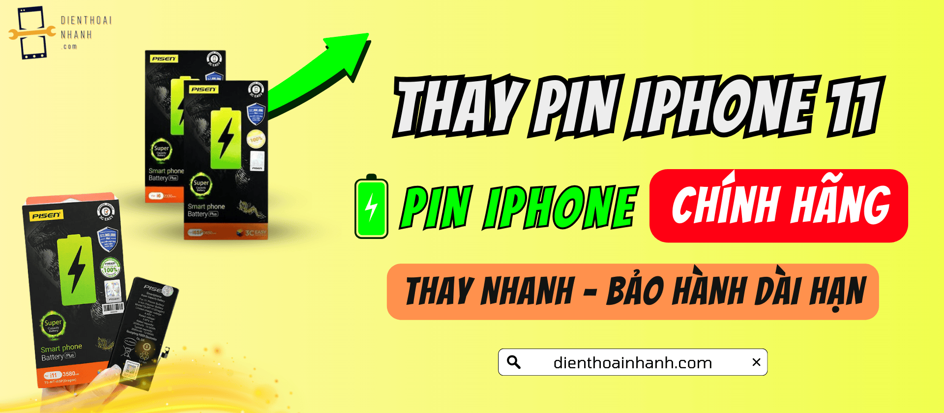 Thay Pin iPhone 11 Chính Hãng, Giá Rẻ Tại Điện Thoại Nhanh